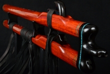 Padauk Native American Flute, Minor, Mid F#-4, #E34La